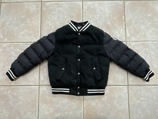 MONCLER Giubbotto Mahali Down Bomber Jacket KIDS sz 8A YOUTH Coat AUTHENTICATED