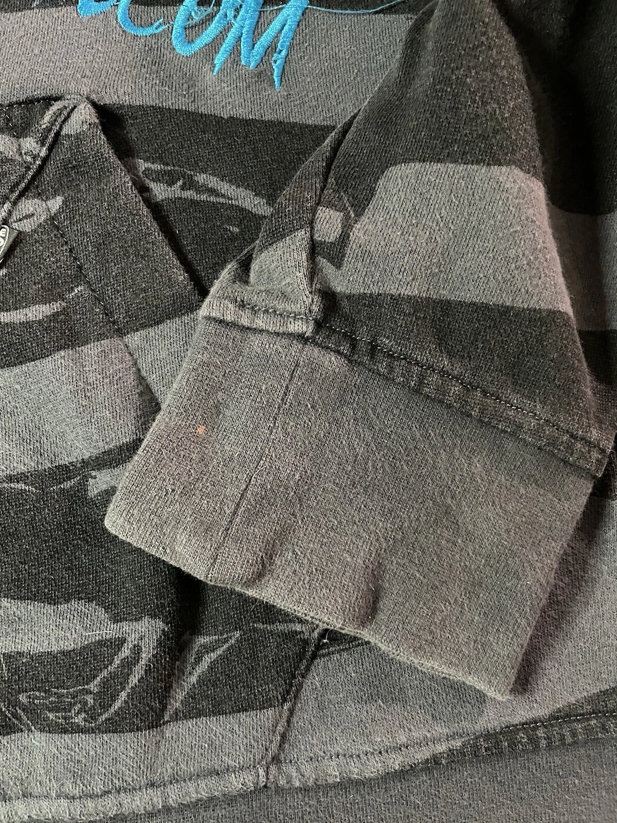 A BATHING APE (BAPE) Felpa con cappuccio e zip intera vintage Y2K anni 2000 stile Volcom Bape