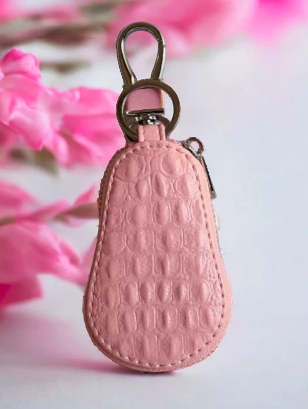 Sanrio Hello Kitty Llavero Coche Llave Estuche de Cuero con Cremallera Bolso Monedero Monedas Llaves... Foto 4 de 4