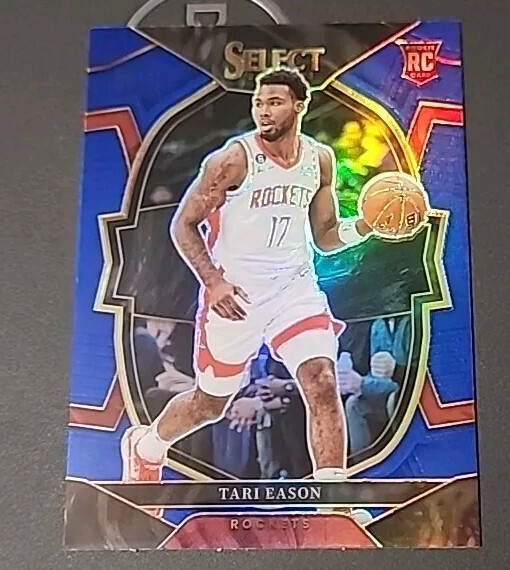 NBA - Tari Eason 2022-23 Panini Select Concourse Blue Prizm RC - Rockets