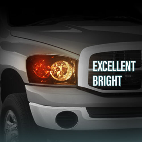 Fit For 2006 2007 2008 Dodge Ram 1500 2500 3500 Headlights Left+Right Headlamps - Picture 11 of 12