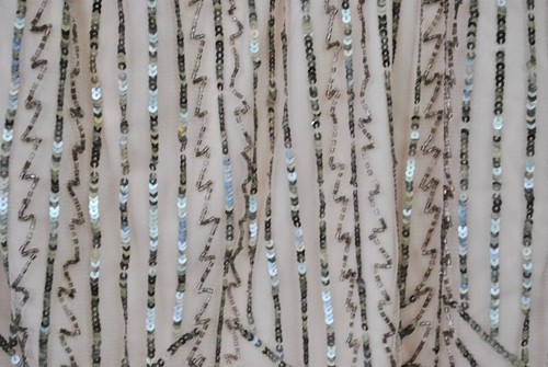 New Zara Trafaluc Pink Sequins & Beads Embellished One Shoulder Blouson Dress S - Picture 7 of 14