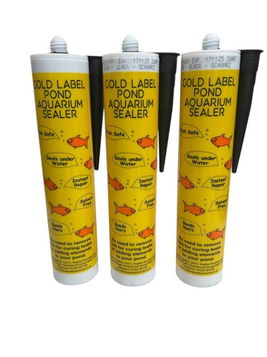 Gold Label Pond Aquarium Underwater Sealant Liner Leak Repair Sealer Glue Seal - Picture 3 of 18