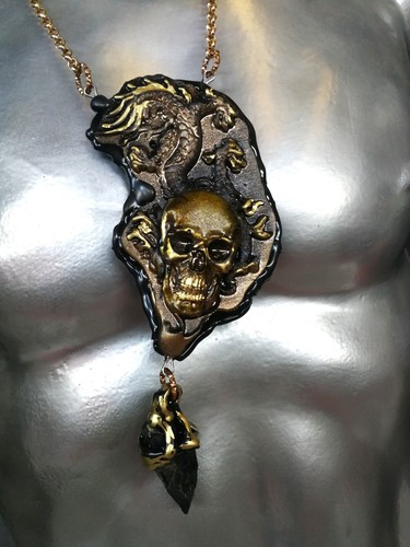 Necronomicon Sigillo Talismano Amuleto Ciondolo Collana Gioiello Pendaglio Magia - Foto 7 di 24