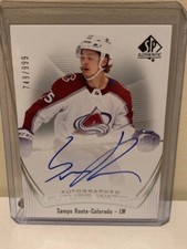 2021-22 UPPER DECK SP AUTHENTIC SAMPO RANTA FUTURE WATCH AUTO /999