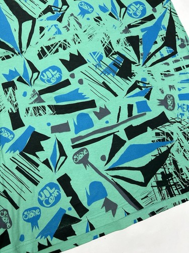 Vintage Volcom Stone All Over Print Skateboarding Skate Surf Tee Large Brand New - Picture 4 of 17