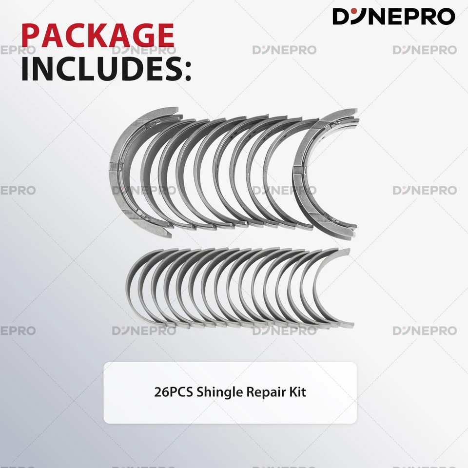 Rodamientos principales y de varilla del cigüeñal para BMW 545i 750i X5 E53 E60 E66 E70 N62 4.4 4.8 Foto 4 de 4