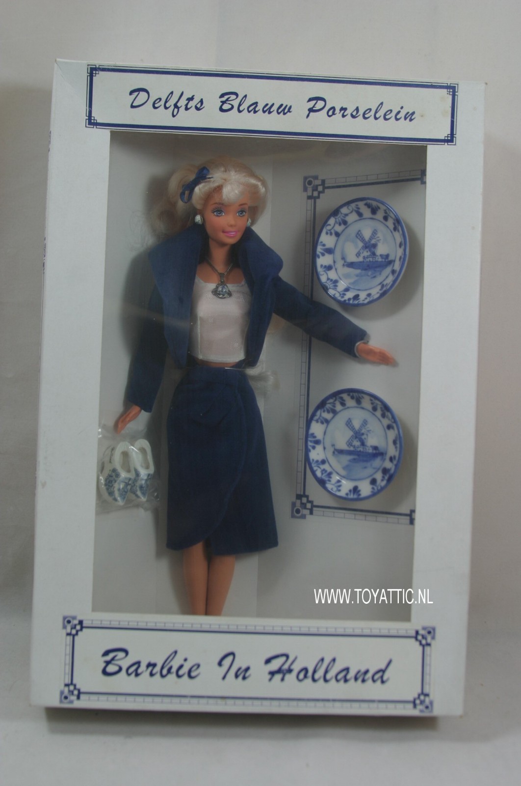 Convenio holandés muñeca Barbie en Holanda desde 1999 azul de Delft Países Bajos en Caja Original Convenio holandés muñeca Barbie en Holanda desde 1999 azul de Delft Países Bajos en Caja Original
