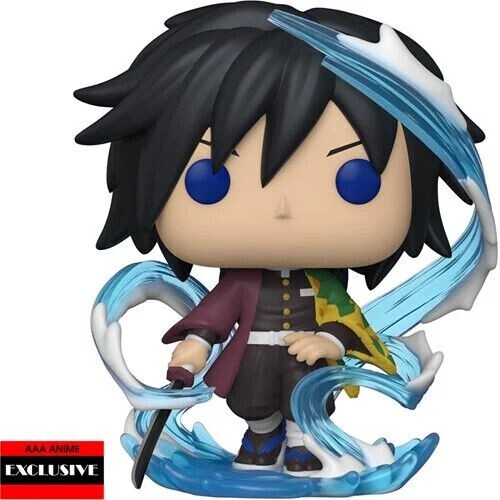 Funko Pop Demon Slayer Giyu Tomioka! Figura de vinilo exclusiva de anime AAA #876 - Imagen 3 de 4