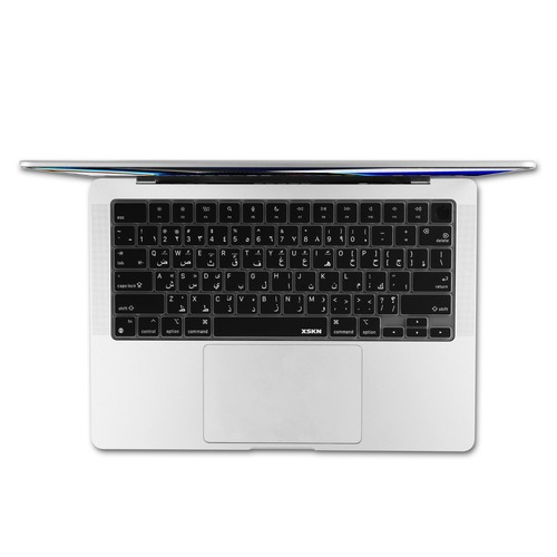 XSKN US EU Arabic Silicone Keyboard Cover for 2021-2024 Macbook Pro 14.2/16.2 - Picture 7 of 18