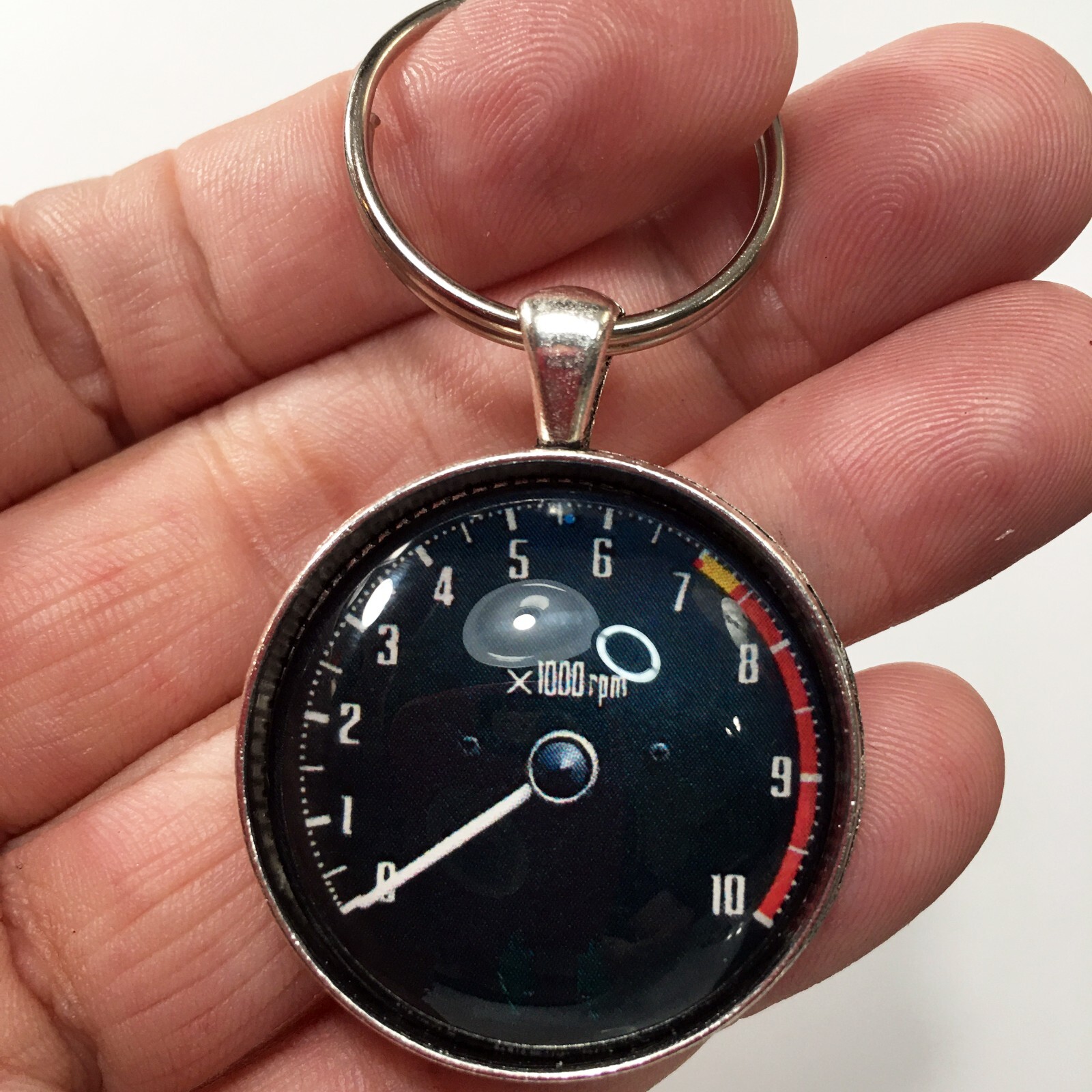 Vintage Datsun 240 Z Tachometer Keychain