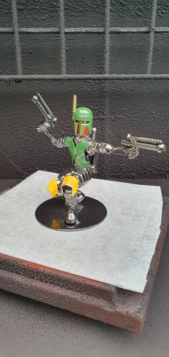 INSPIRED BY: BOBA - JANGO - FETT - BOUNTY HUNTER FROM STAR WARS MAPFETT15AHBP - Picture 21 of 48