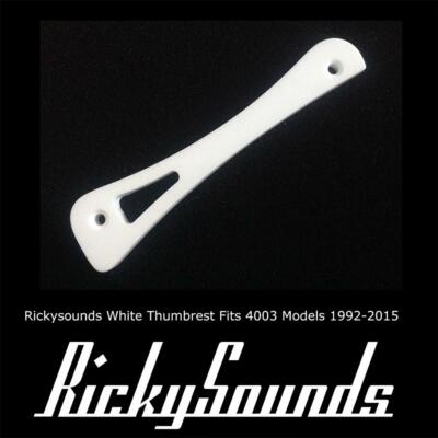 White Thumb Rest for Rickenbacker 4003 Bass 1992-2015