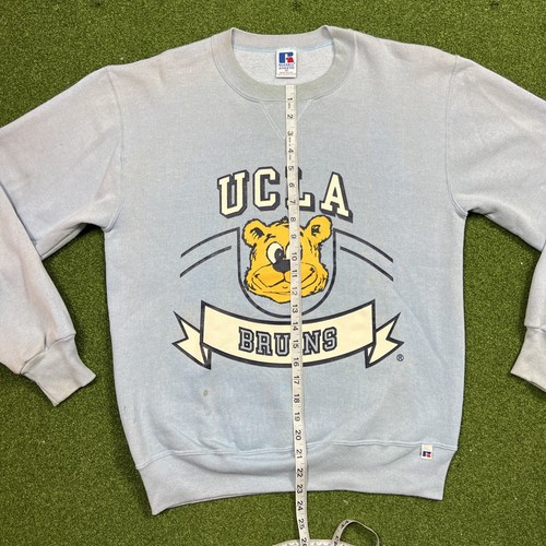 1990 Vintage Russell Athletic UCLA Bear Crewneck Made In USA Size Medium - Picture 8 of 14