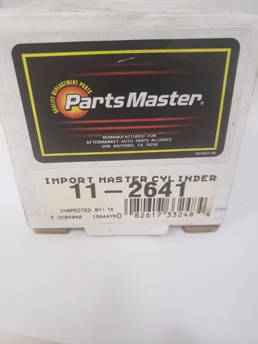 PARTSMASTER 11-2641 MASTER CYLINDER, NIB - Picture 2 of 4