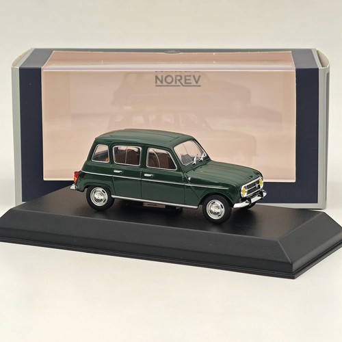 Norev 1/43 Renault R4 1974 Dark Quatrelle Diecast Models Car Collection Green - Picture 5 of 8