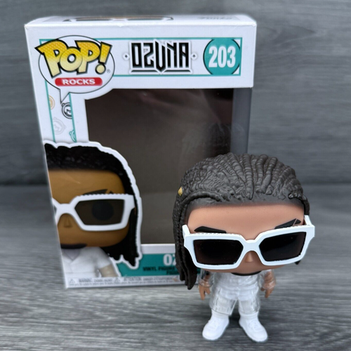Funko Pop ROCKS OZUNA 203 Vinyl Figure Reggaeton Singer DISPLAYED