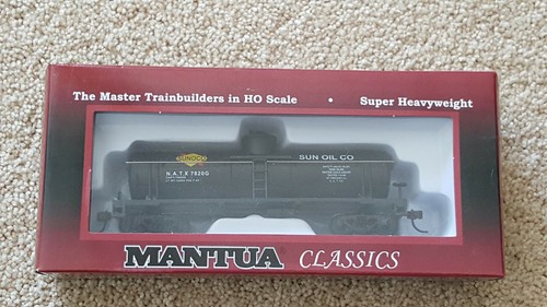 Neu in Verpackung Mantua Classics Sunoco Fuel Tank Car HO Scale 1:87 Modelleisenbahn - Bild 2 von 6
