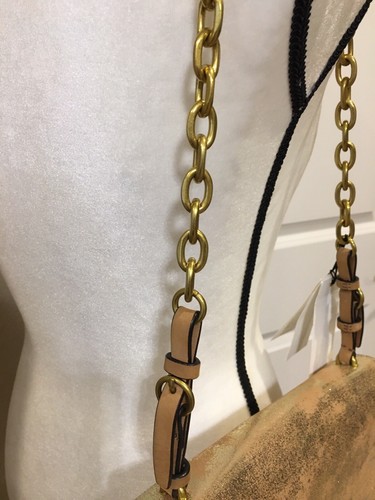NEU MIT ETIKETT - TORY BURCH SADIE METALLIC SCHULTERTASCHE - Bild 6 von 13