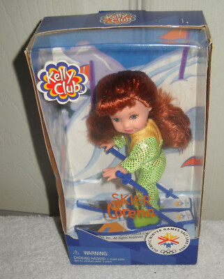 #7602 NRFB Mattel Kelly Club Olympics Salt Lake City Utah Skier Lorena