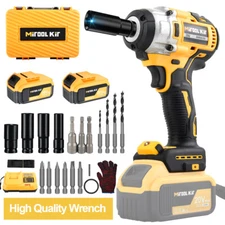 20V Cordless Multifunction Tools1/2"Brushless Electric Impact Wrench Torque600Nm