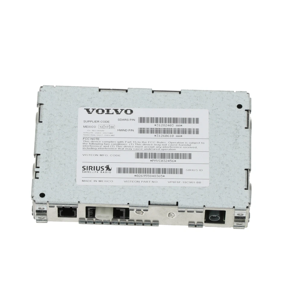 Kit de sistema de antena de radio satelital genuino Volvo 2007-2018 S60 S80 V60 31359450 Foto 4 de 4