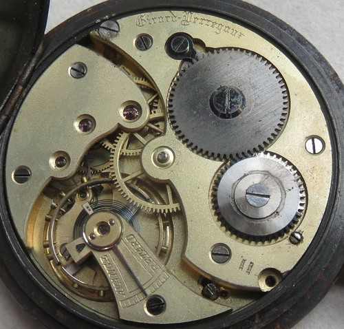 Girard Perregaux Pocket Watch open face gun case 50 mm. in diameter - Picture 8 of 11