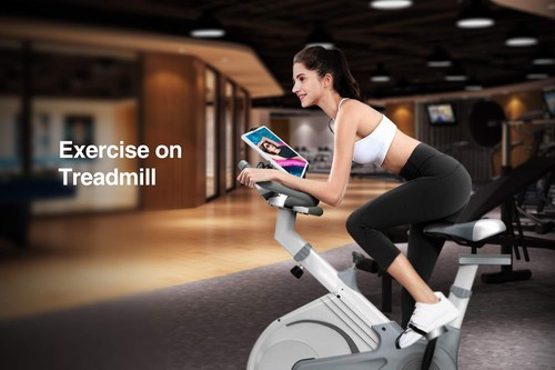 iPad Holder for Treadmill, Heavy Duty Tablet Holder for Stroller, iPad Bike M... - Picture 9 of 9