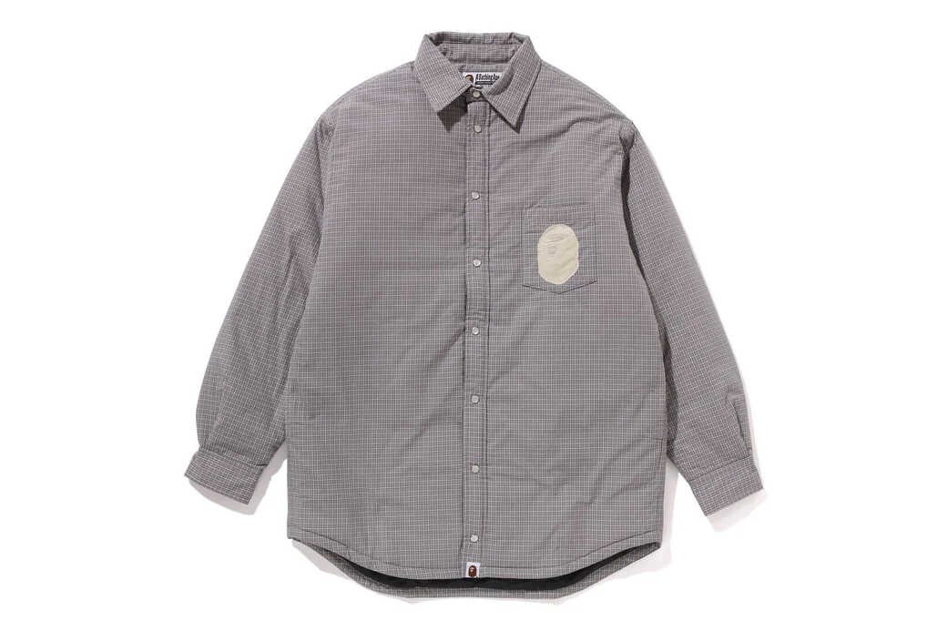 A BATHING APE■チェックジャケット■レディース■XXS A Bathing Ape Women's Plaid Check Padded Shirt Jacket 2024