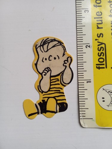 peanuts Linus vinyl decal vintage