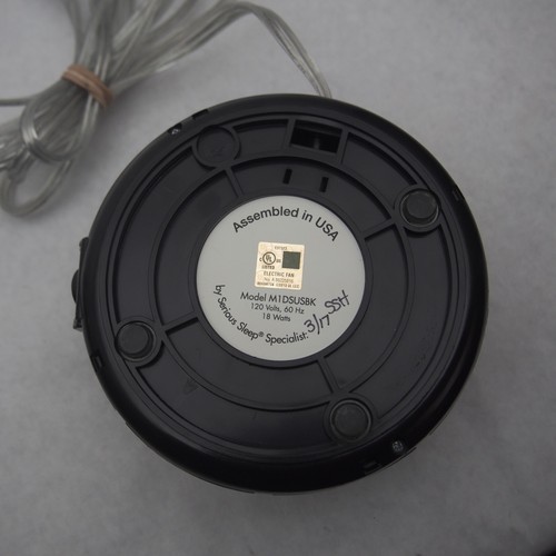 Dohm Serious Sleep Black Sound Conditioner White Noise Machine M1DSUSBK USA - Picture 6 of 6
