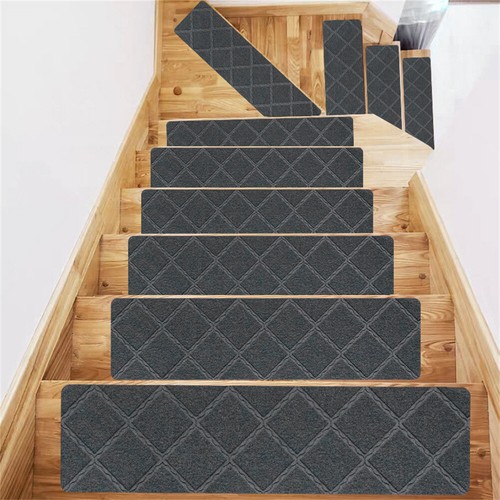1~30 Pack Non-Slip Stair Treads Floor Mat Carpet Staircase Pad Protection Cover - Picture 16 of 22