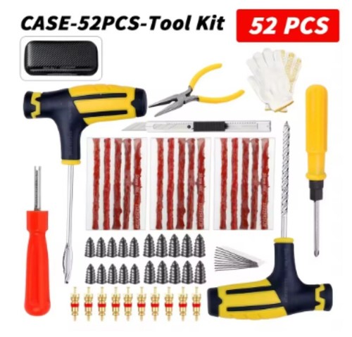 Car Tire Repair Kit Puncture Plug Tools Tyre Puncture Tire Strips Stirring Glue - Picture 13 of 30