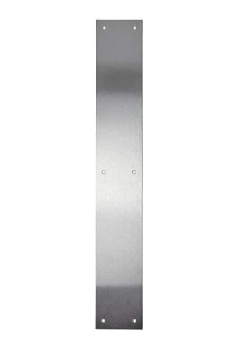 Brushed Stainless Steel Door Kick Protection Plate 430 Grade - Fixings Included - Picture 32 of 32