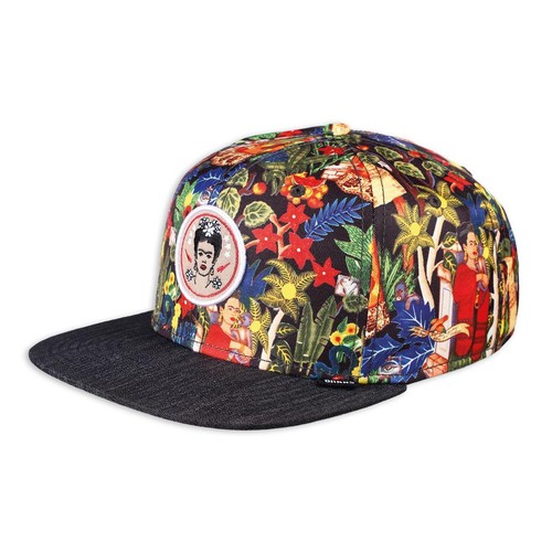 Gorra Djinns 6 paneles Snapback Frida Lino Rev. Gorra de béisbol gorra multi plana Cappy - Imagen 2 de 5