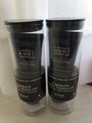 X2-Alterna Stylist 2 Minute Root Touch Up Temporary Root Concealer Black 1 OZ