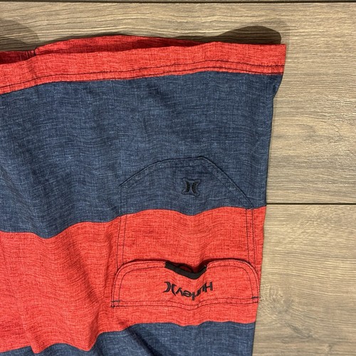 Hurley Board Shorts Swim Trunks Men’s 32 American Flag Phantom Unlined Red Blue - Picture 3 of 6