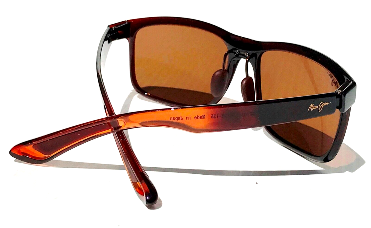 NEW Maui Jim HUELO Translucent Rootbeer POLARIZED HCL Bronze