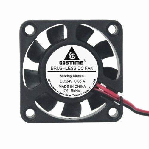 24V 40mm 4010S DC Brushless 2-pin 40x40x10mm CPU / Laser / Printer Cooling Fan - Picture 2 of 7