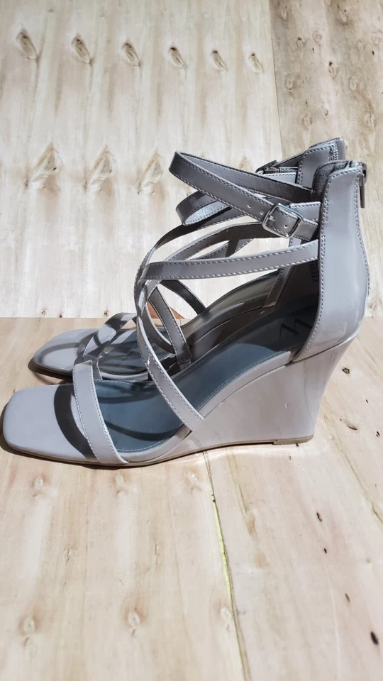 WORTHINGTON Women's Wedge Sandals Heels Ankle Strap Size 11 M Back Zipper - Image 4 of 4