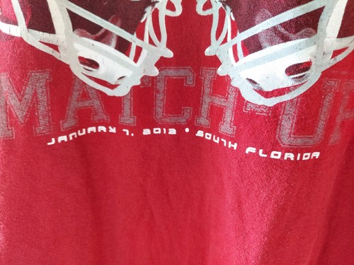 BCS 2013 National Championship Tee Shirt. Alabama Vs Notre Dame.XL - Picture 4 of 8