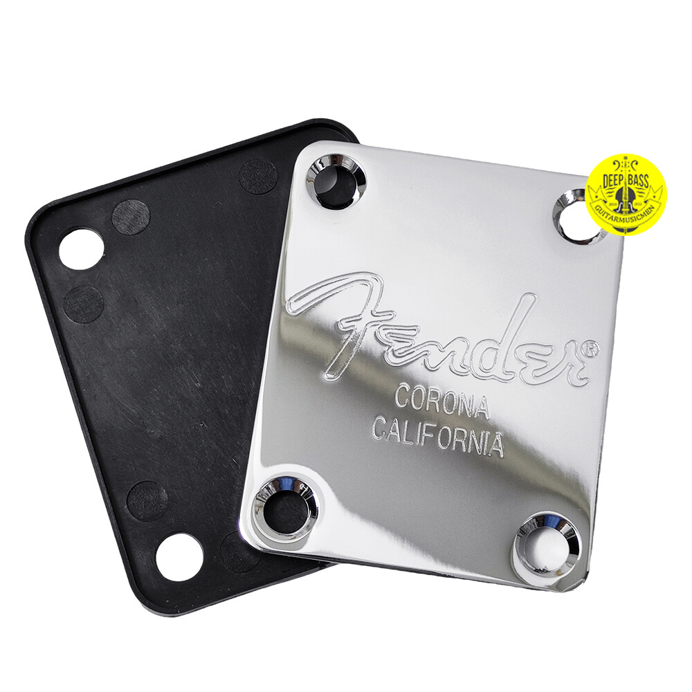 Electric Guitar Neck Plate Mit Fender Logo Screws for Fender