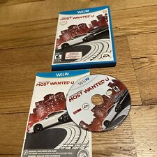 Need for Speed: Most Wanted U Nintendo Wii U Game Complete With Manual Tested