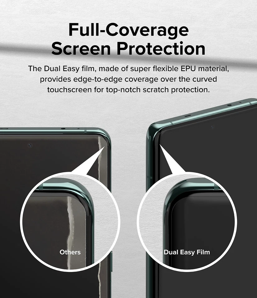 For OnePlus 12 Screen Protector Ringke [Dual Easy Film] Ultimate Protection - Image 3 of 4