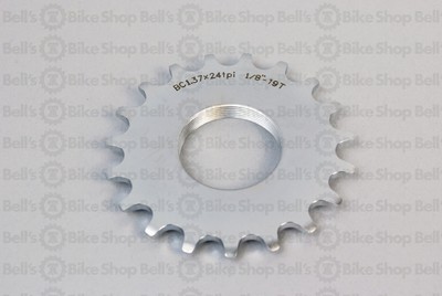 Origin8 Track Cog 19T x 1//8 Fixed Gear Silver CNC NEW!