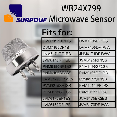 WB24X799 Microwave Steam Sensor Temperature Sensor Microwave Gas Sensor Fits - Picture 3 of 12