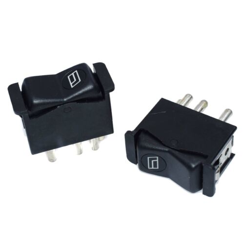 For Mercedes R107 380SL 560SL Pair Set of 2 Front LH RH Window Switch 0008208310 - Picture 4 of 8