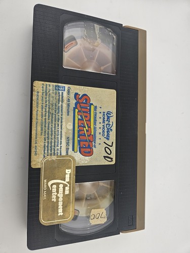 Disney SuperTed Premier Adventure 1st Time in America Super Ted 1983 VHS - Picture 8 of 12