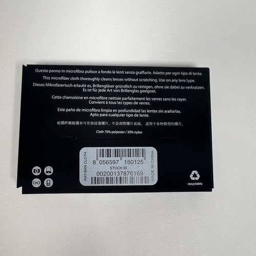 Ray-Ban Sunglasses Cleaning Cloth - New - Picture 7 of 13