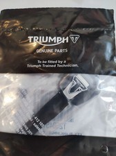 Chiave grezza vergine con immobilizer nera ricambio originale Triumph T2504578